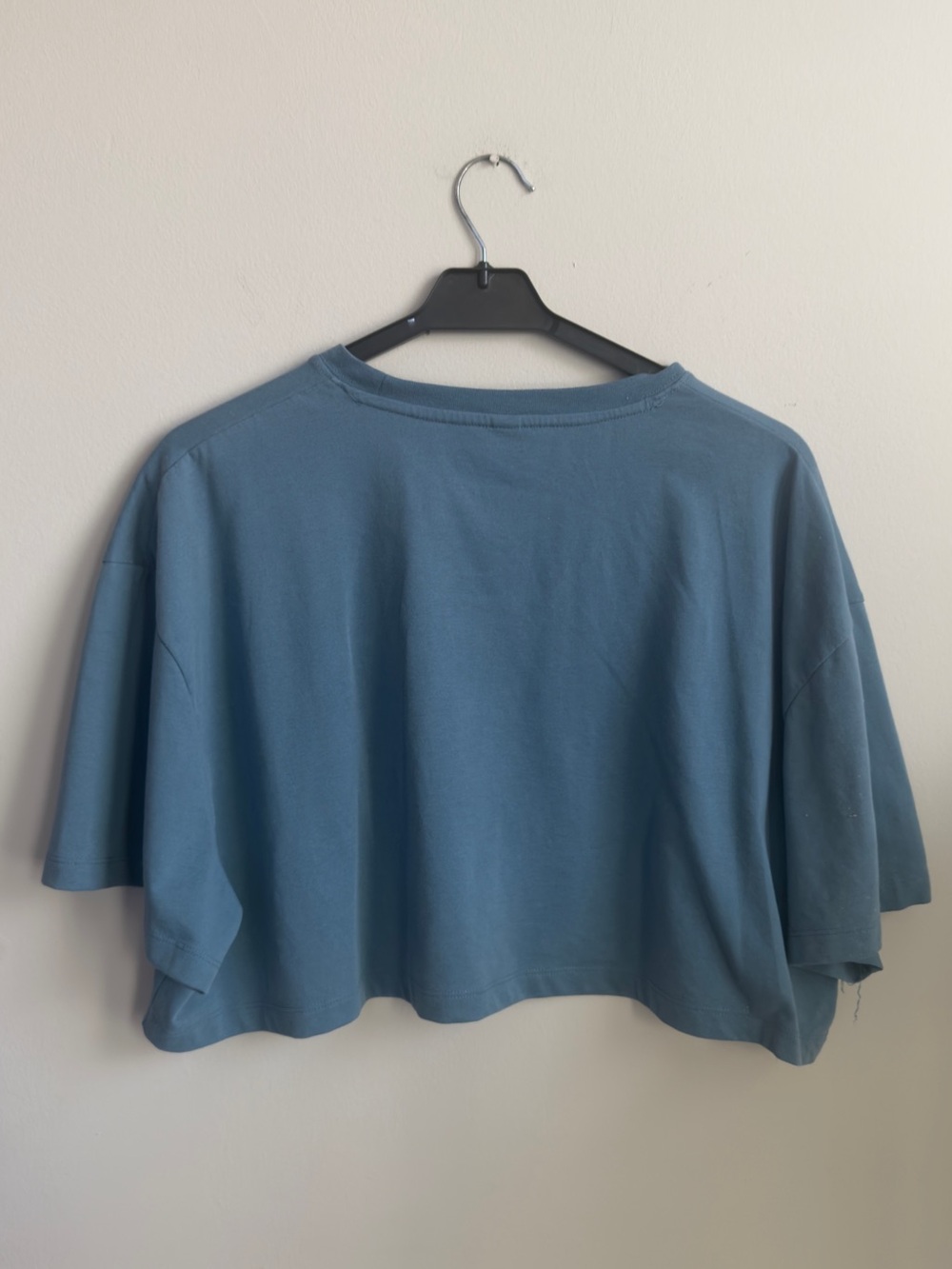 Oner Active Raised Bar Cropped Tee - Blue - Picture 5 of 7